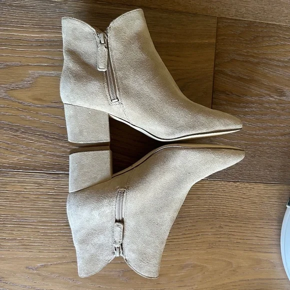 Cole Haan Elyse Bootie in Taupe Suede - Picture 8 of 13